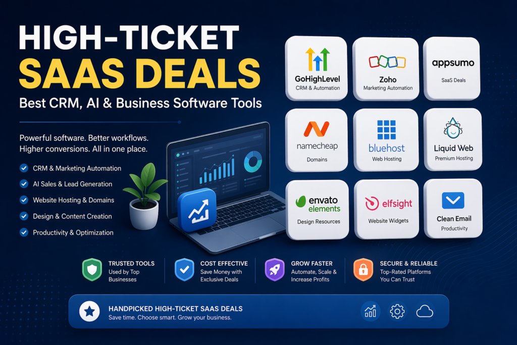 high ticket saas deals tools 1