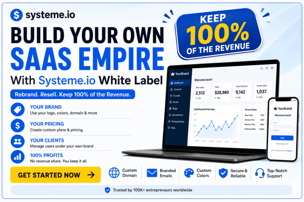 White label systeme.io